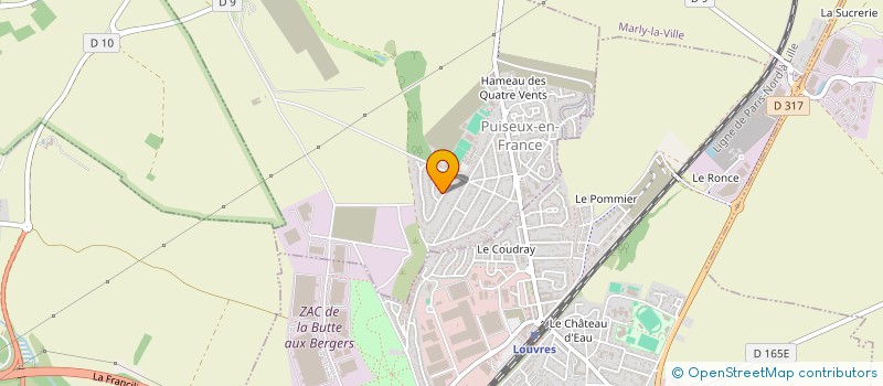 localisation de l'entreprise PRO TP SERVICES  EPIAIS-LES-LOUVRES