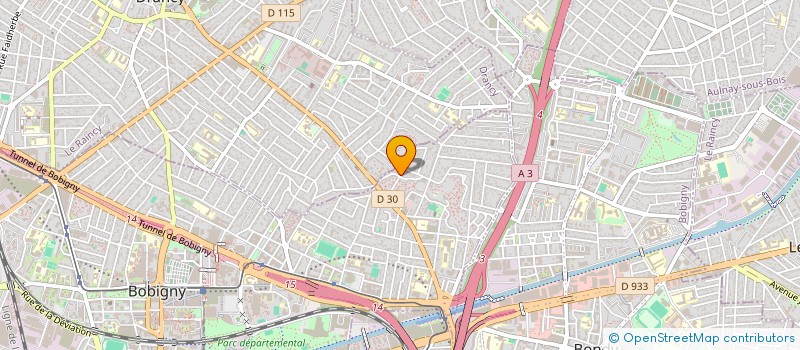 localisation de l'entreprise PRO TRANSPORT SOLUTIONS  BOBIGNY