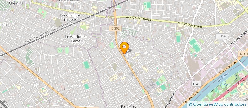 localisation de l'entreprise PRO TRANSPORTS  BEZONS