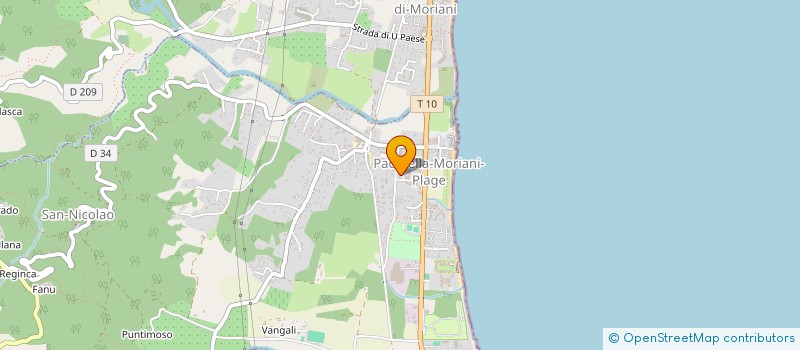 localisation de l'entreprise PRO TRAVAUX à SAN-NICOLAO