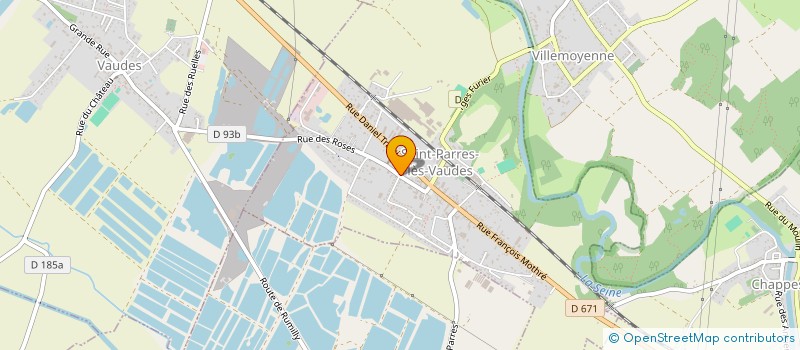 localisation de l'entreprise PRO TRAVAUX  SAINT-PARRES-LES-VAUDES