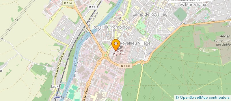 localisation de l'entreprise PRO'VAP à COMPIEGNE