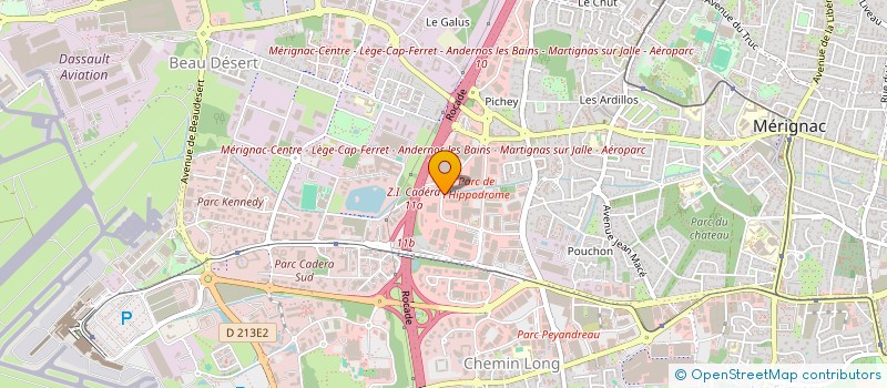 localisation de l'entreprise PRO'VENTE à MERIGNAC