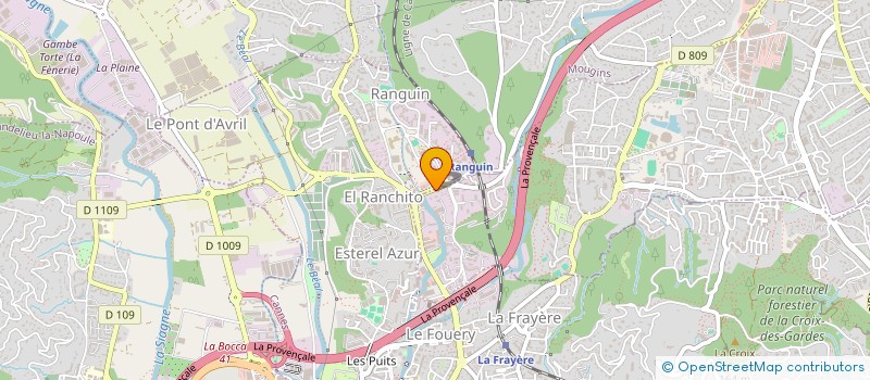 localisation de l'entreprise PRO VENTE AUTO 06 à LE CANNET