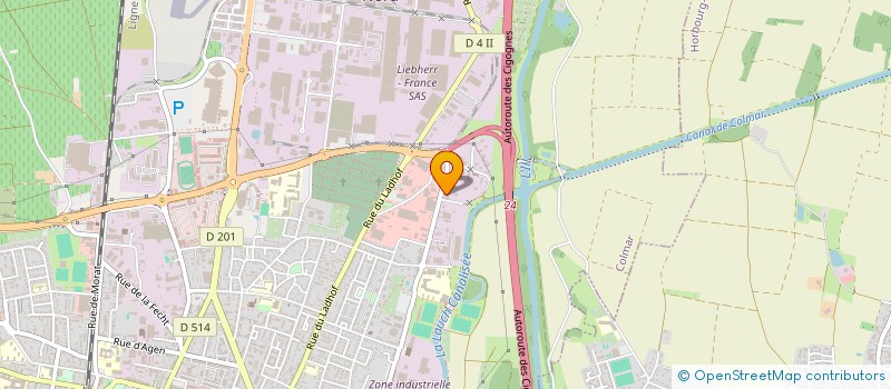 localisation de l'entreprise PRO VENTE AUTO  COLMAR