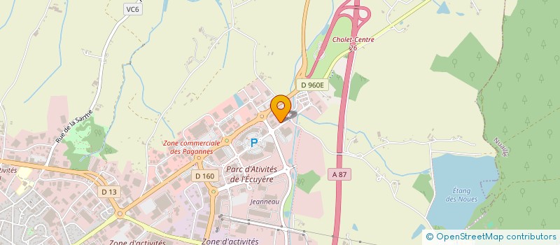 localisation de l'entreprise PRO VERT MAT - CPM à CHOLET
