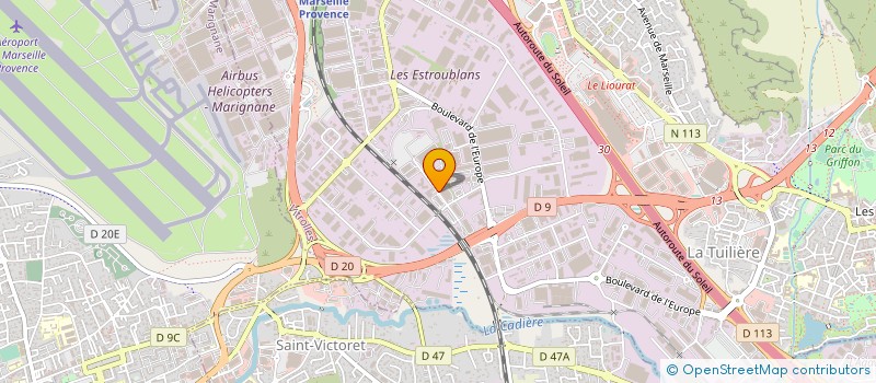 localisation de l'entreprise PRO VICTORIA à VITROLLES