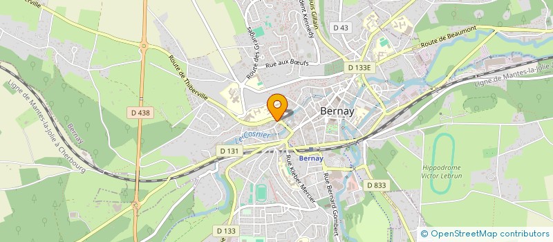 localisation de l'entreprise PRO-VIDEO SARL à BERNAY