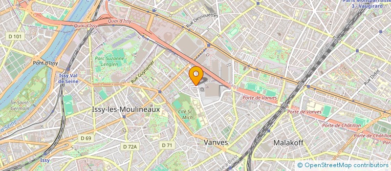 localisation de l'entreprise PRO-VISUEL SOLUTIONS à ISSY-LES-MOULINEAUX