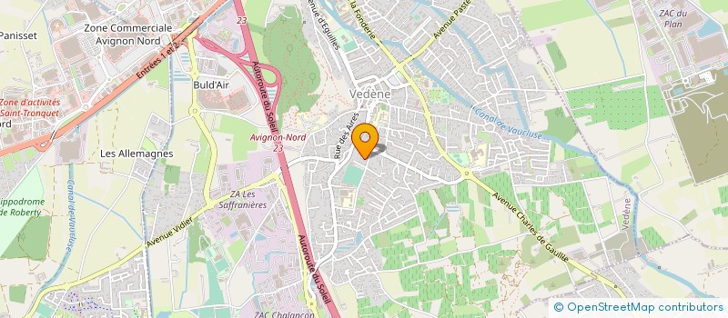 localisation de l'entreprise PRO VOLETS 84  CAUMONT-SUR-DURANCE