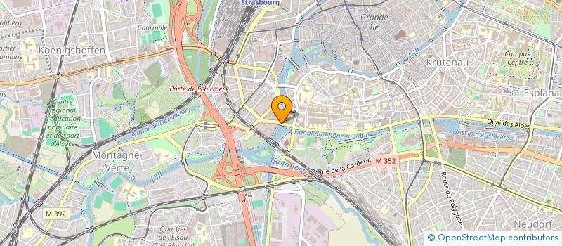 localisation de l'entreprise PRO VTC à STRASBOURG