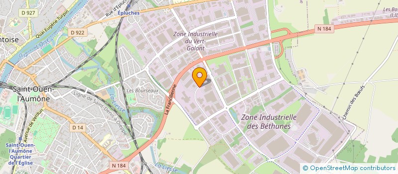 localisation de l'entreprise PRO WORK SERVICES à SAINT-OUEN-L'AUMONE