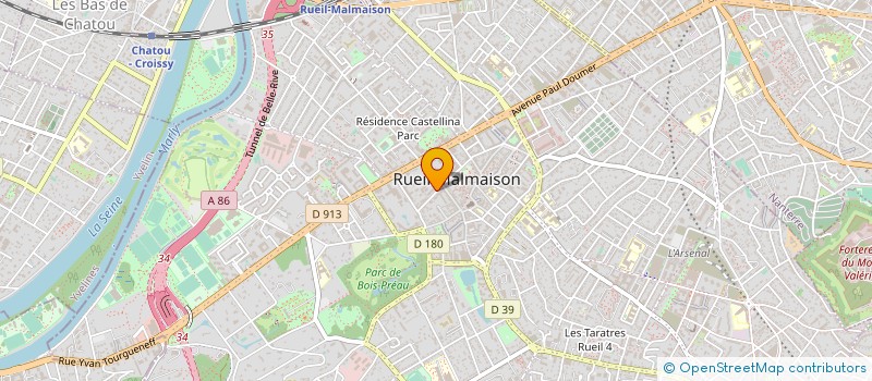 localisation de l'entreprise PRO3D à RUEIL-MALMAISON