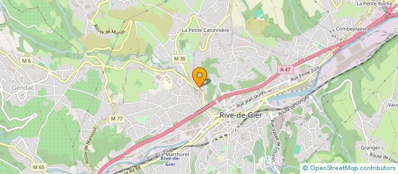 localisation de l'entreprise PRO3DTECH à RIVE-DE-GIER