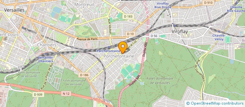 localisation de l'entreprise PROACME à VERSAILLES