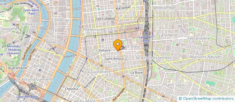 localisation de l'entreprise PROACTIF  LYON