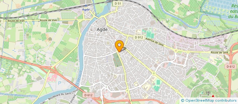 localisation de l'entreprise PROACTIF IMMO  AGDE