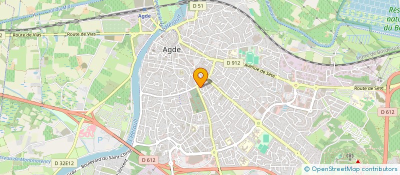 localisation de l'entreprise PROACTIF SANTE à AGDE