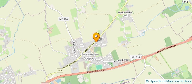 localisation de l'entreprise PROACTIV  FOURNES-EN-WEPPES