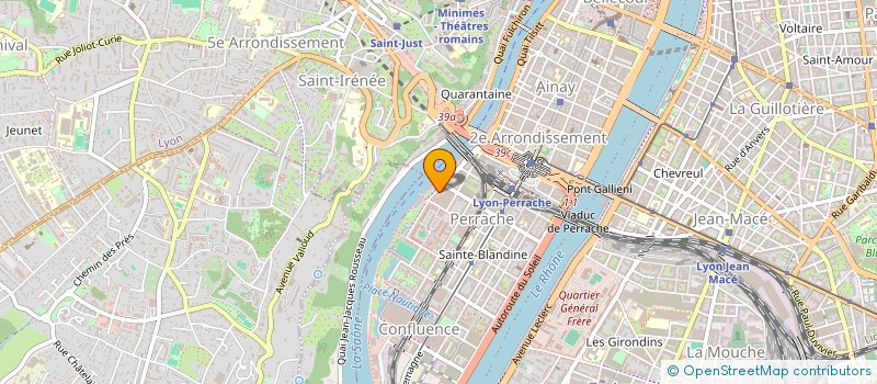 localisation de l'entreprise PROACTIVE à LYON