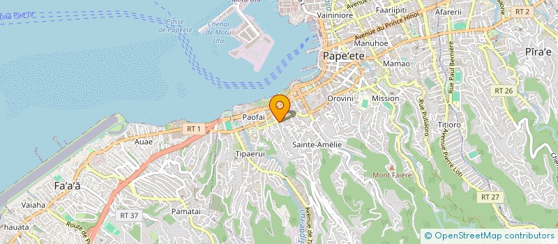 localisation de l'entreprise PROACTIVE à PAPEETE