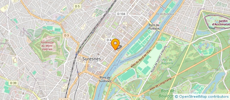 localisation de l'entreprise PROACTIVE à SURESNES