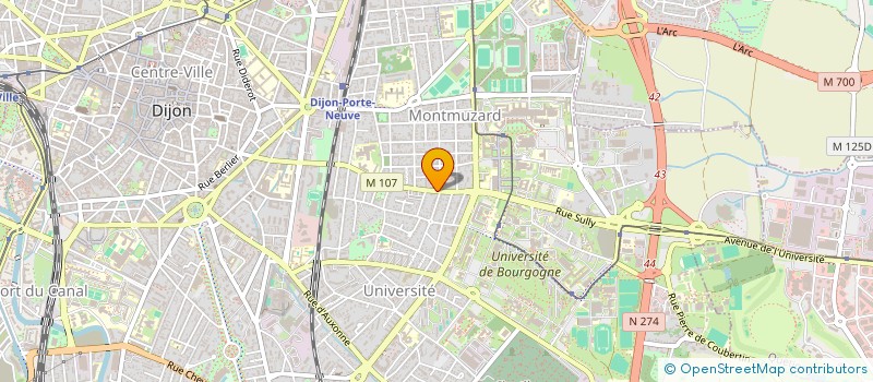 localisation de l'entreprise PROALDIS à DIJON