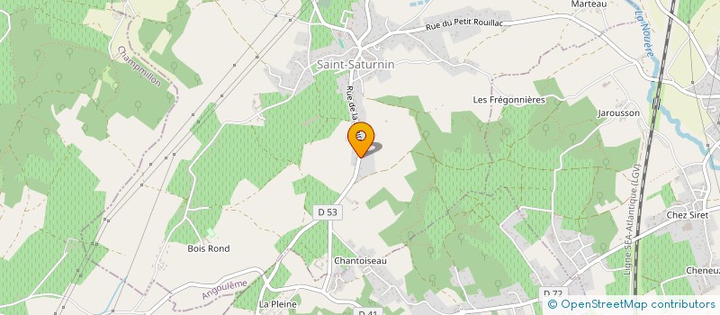 localisation de l'entreprise PROALIS à SAINT-SATURNIN