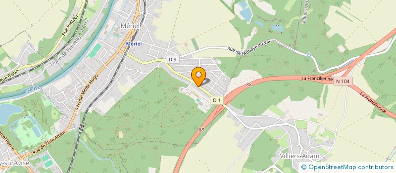 localisation de l'entreprise PROAM  MERIEL