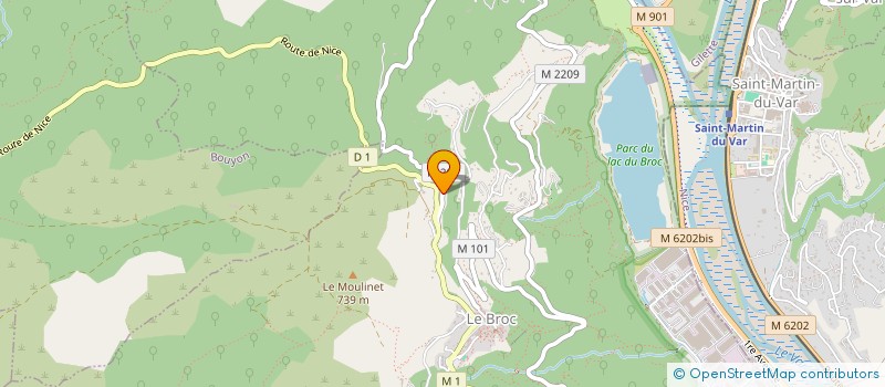 localisation de l'entreprise PROANIMO  LE BROC