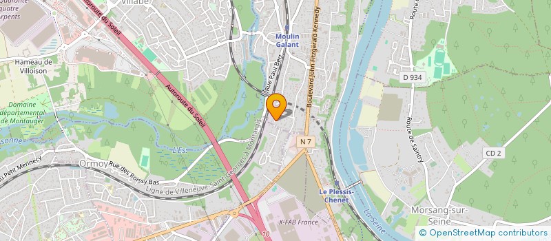 localisation de l'entreprise PROARCAN à CORBEIL-ESSONNES