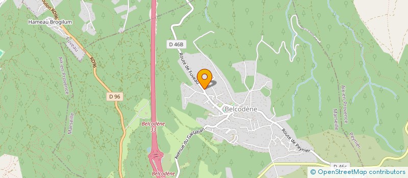 localisation de l'entreprise PROAXEN  BELCODENE