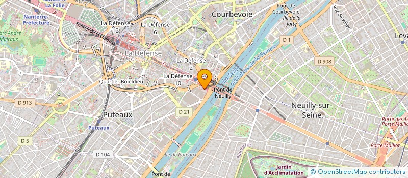 localisation de l'entreprise PROAXYS  PUTEAUX