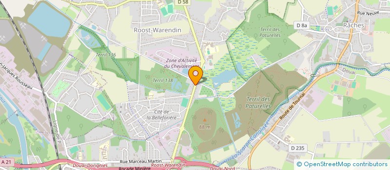 localisation de l'entreprise PROAZ IMMOBILIER  ROOST-WARENDIN