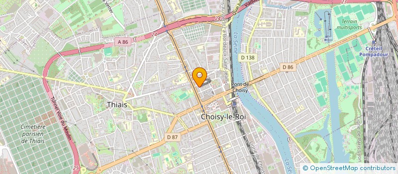 localisation de l'entreprise PROB MULTISERVICES à CHOISY-LE-ROI