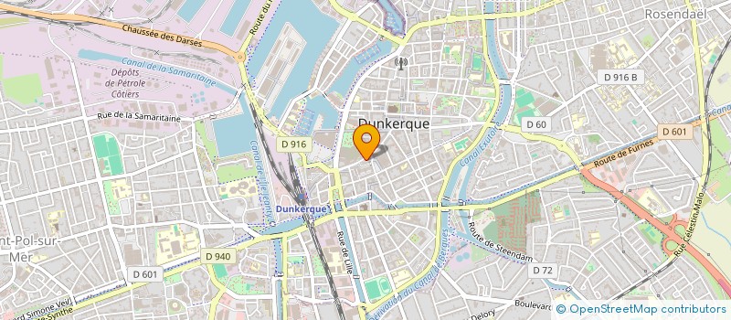 localisation de l'entreprise PROBA à DUNKERQUE