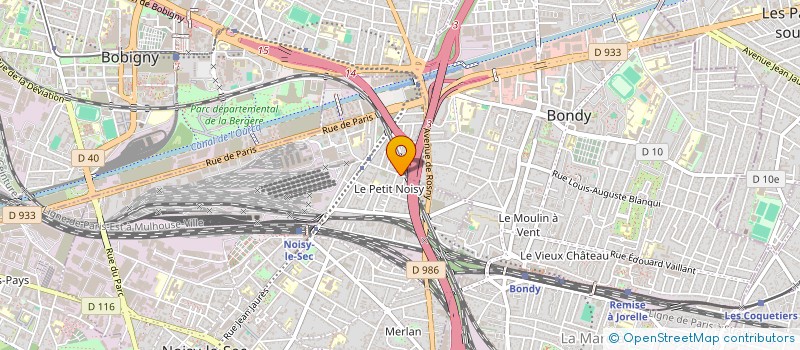 localisation de l'entreprise PROBA IDF  NOISY-LE-SEC