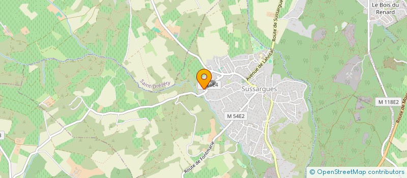 localisation de l'entreprise PROBABLE INFLATION DU BONHEUR  SUSSARGUES