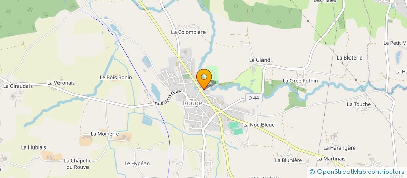 localisation de l'entreprise PROBAERO à ROUGE