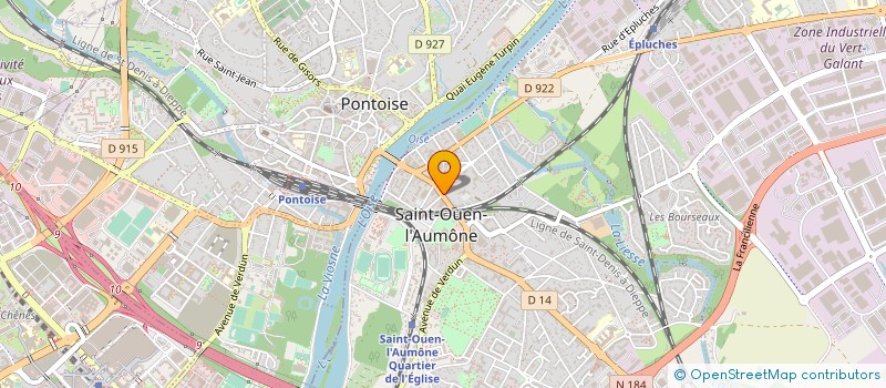 localisation de l'entreprise PROBAGE à SAINT-OUEN-L'AUMONE