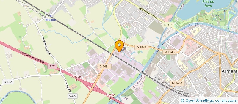 localisation de l'entreprise PROBAIE à NIEPPE