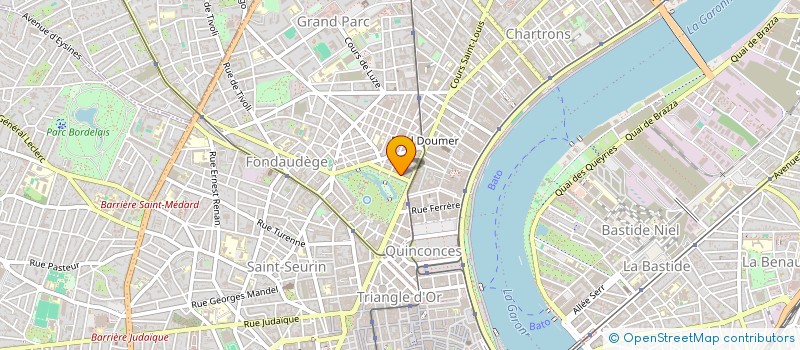 localisation de l'entreprise PROBAN à BORDEAUX