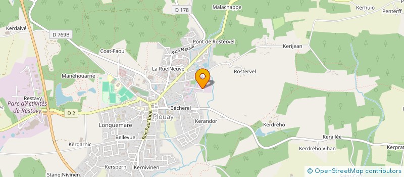 localisation de l'entreprise PROBANET à PLOUAY