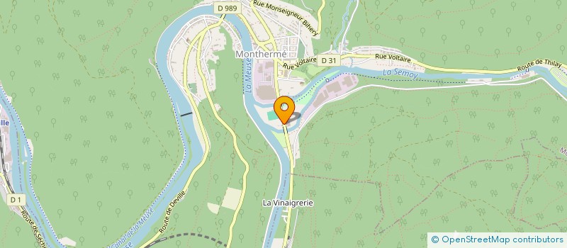 localisation de l'entreprise PROBAT 08  MONTHERME