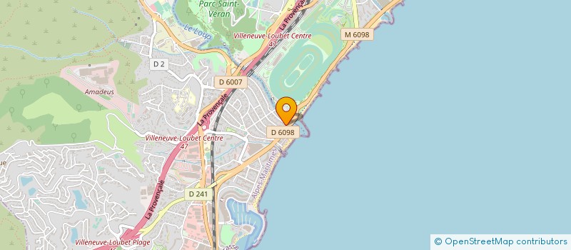 localisation de l'entreprise PROBAT à VILLENEUVE-LOUBET