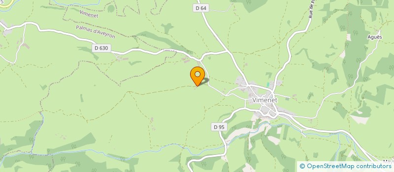 localisation de l'entreprise PROBAT 3M  LAISSAC-SEVERAC L'EGLISE