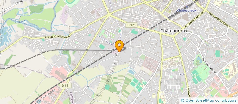 localisation de l'entreprise PROBAT à CHATEAUROUX