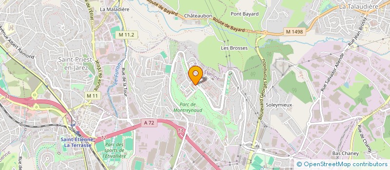 localisation de l'entreprise PROBAT  SAINT-ETIENNE