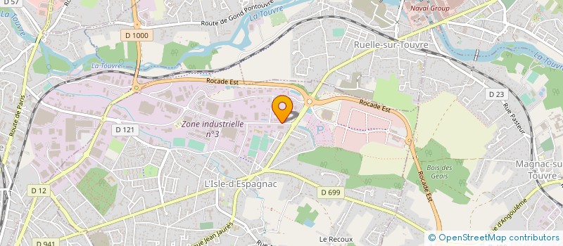 localisation de l'entreprise PROBAT  L'ISLE-D'ESPAGNAC