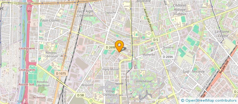 localisation de l'entreprise PROBAT à GRENOBLE